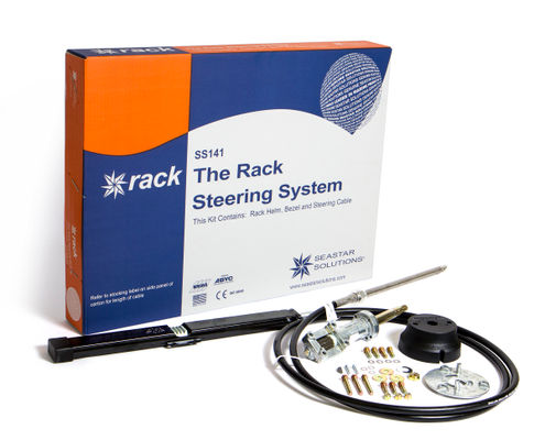 SeaStar Back Mount Rack Single Steering Kit 14ft • SS14114