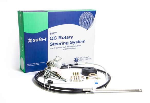 SeaStar Safe-T QC Rotary Steering Kit with 13' Single Steering Cable • SS13713