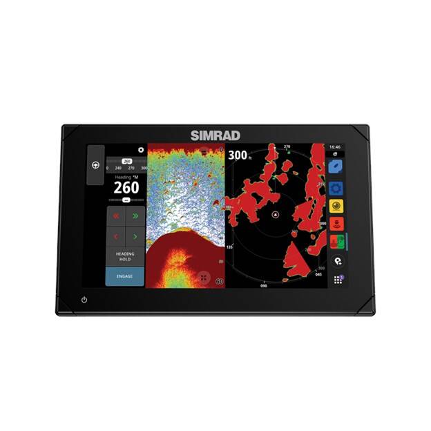 Simrad NSX 9" Fish Finder/Chartplotter with HDI Transducer, C-Map Discover X Charts • 000-15372-001