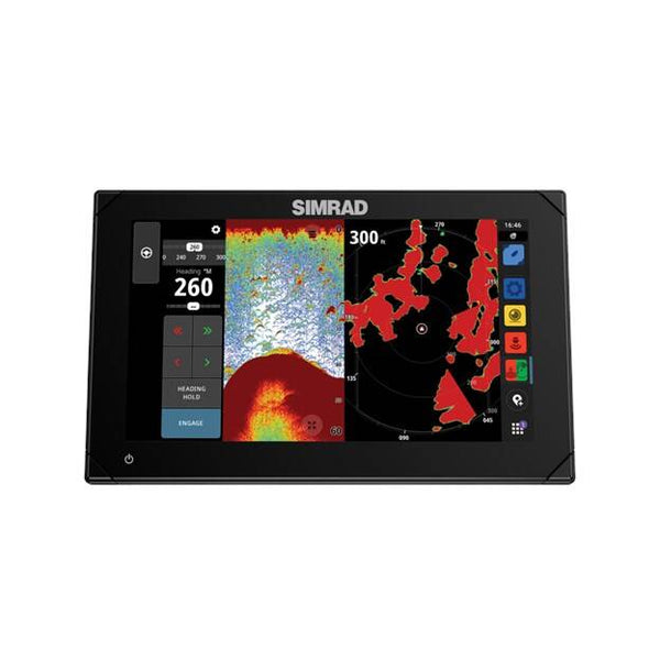 Simrad NSX 9" Fish Finder/Chartplotter with HDI Transducer, C-Map Discover X Charts • 000-15372-001