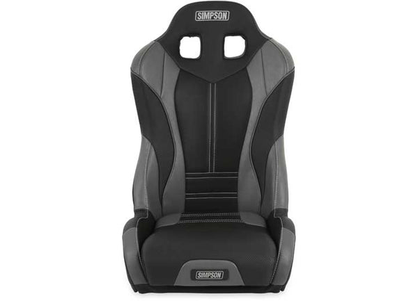 Simpson Racing Pro Sport Off-Road Suspension Seat, Black/Charcoal • S107-305