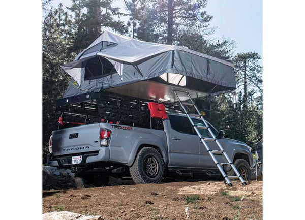 Smittybilt Gen2 Overlander Tent XL with Rainfly, Grey, Sleeps 3-4 • 2683