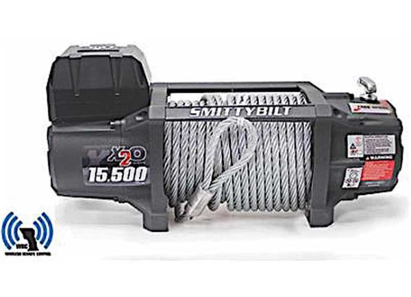 Smittybilt X2O Gen2 15.5K Waterproof Wireless Winch with Steel Cable • 97515