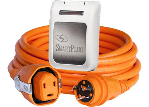 SmartPlug 30 Amp 125 Volt 50-Foot Cordset with White Inlet • C30503BM30PW