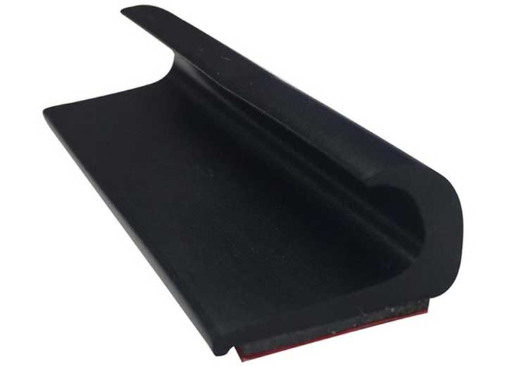 Steele Rubber Products Peel-N-Stick Drip Rail - 7/8" H x 1/2" W x 10 Ft - Black • 99-4246-260