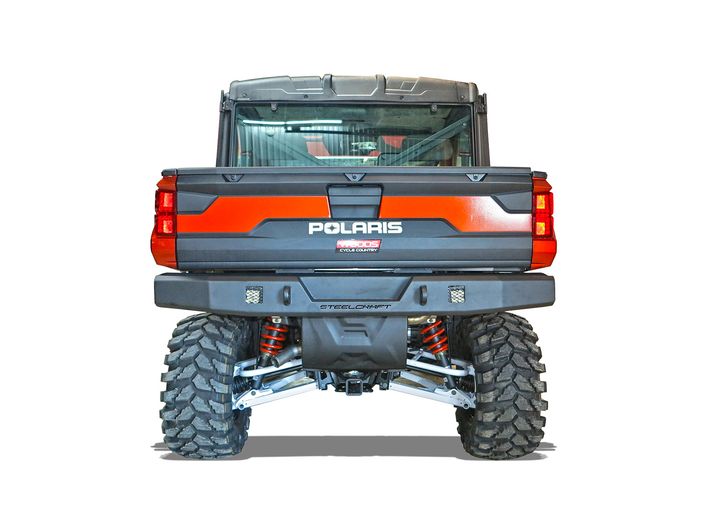 Steelcraft 18-23 Polaris Ranger 1000/XP1000 Fine Textured Black UTV Rear Bumper Replacement • 65-3000