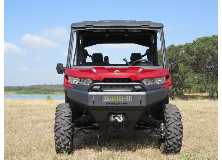 Steelcraft 16-23 Can Am Defender All Fine Textured Black UTV Front Bumper Replacement • 70-1000