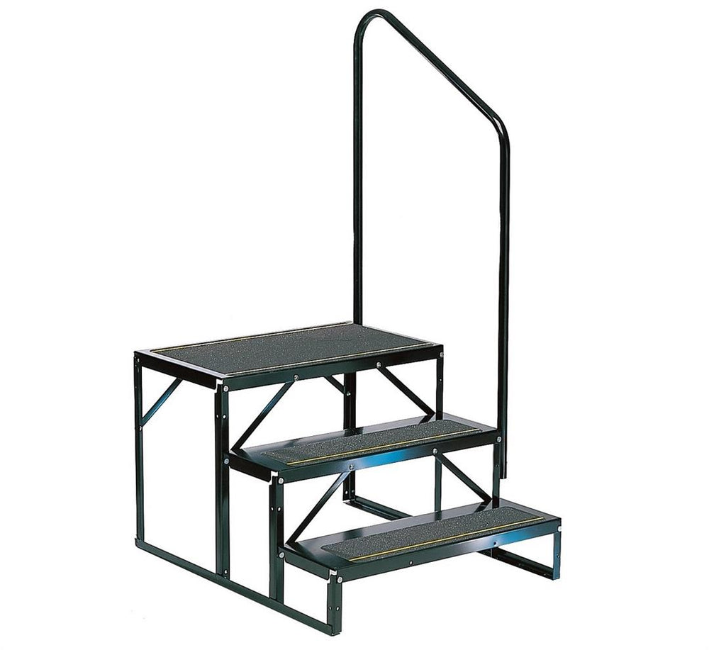 Stromberg Carlson Econo Porch Stand-Alone Manual Steel Park Model 2 Entry Steps • EHS-102-R