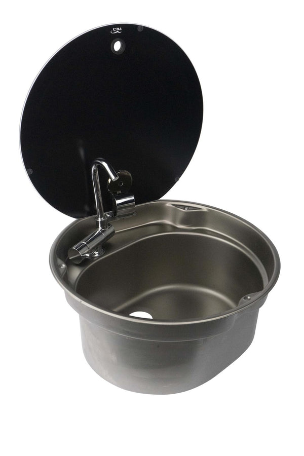 Suburban Single Drop-In Stainless Steel Sink w/ Fold Down Spigot • 3262AST
