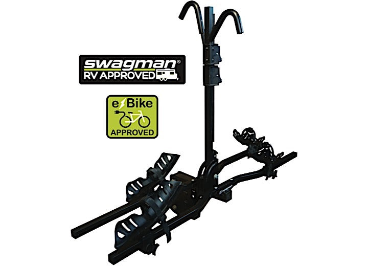 Swagman E-Spec 2 Bike Hitch Mount Carrier, RV Approved • 66689
