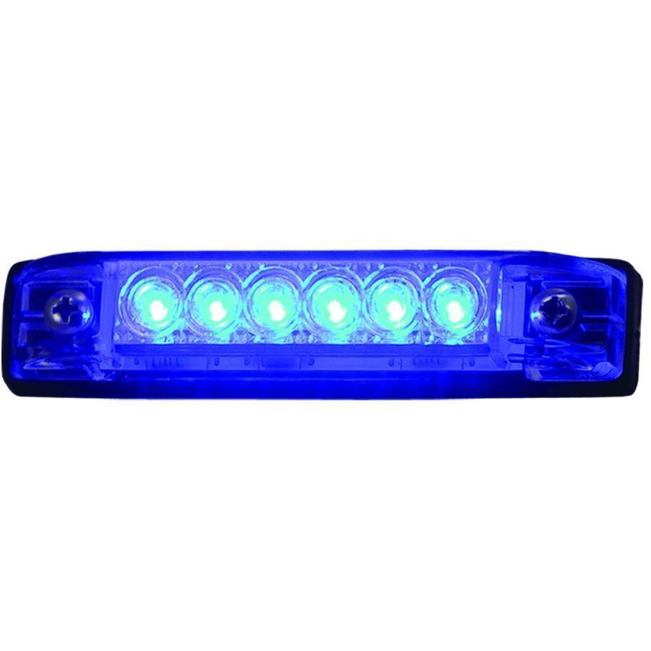 T-H Marine Slim Line 4" Blue Utility Strip LED Light • LED-51801-DP