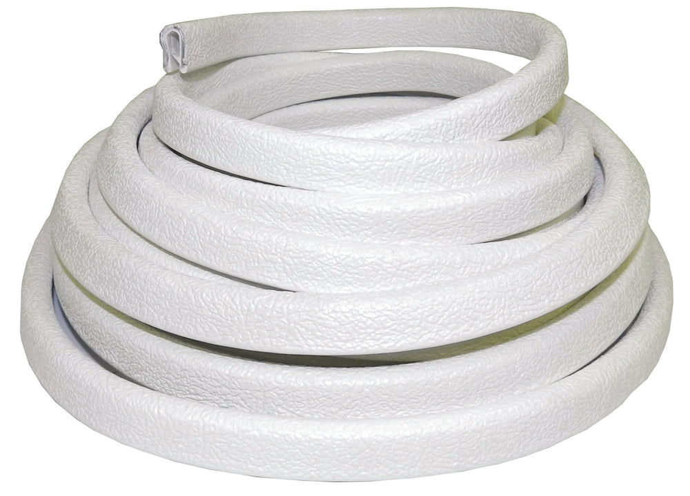 Taco 25' L x 1/4" W x 1/2" H White Flex Trim • V30-1008W25-1