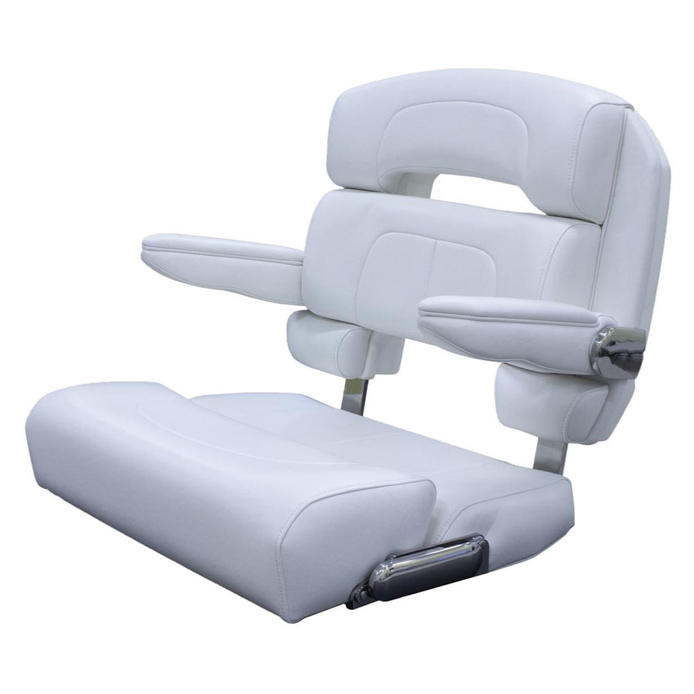 Taco Capri Deluxe 25" Helm Chair, White • HA1-25WHA-7-0000-0-0
