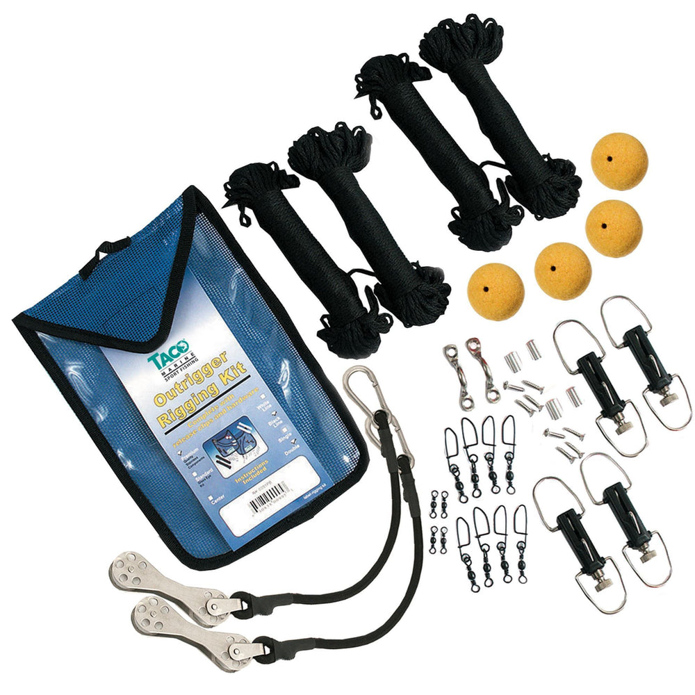Taco Premium Double Rigging Kit for 2-Rigs On 2-Poles • RK-0002PB