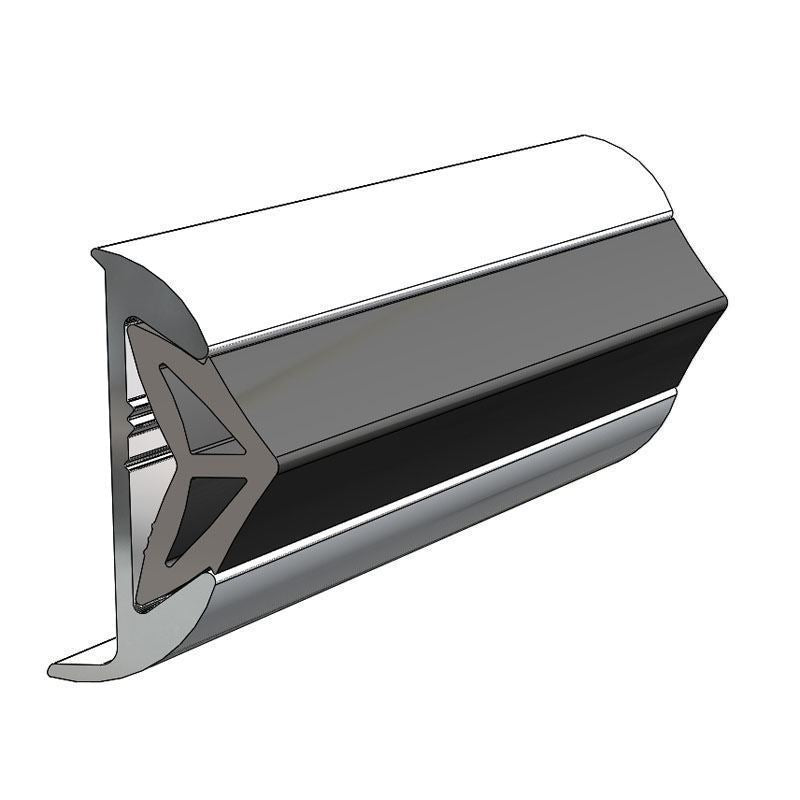 Taco Clear Anodized Aluminum Flexible Insert Rub Rail • A11-0638TAL12D