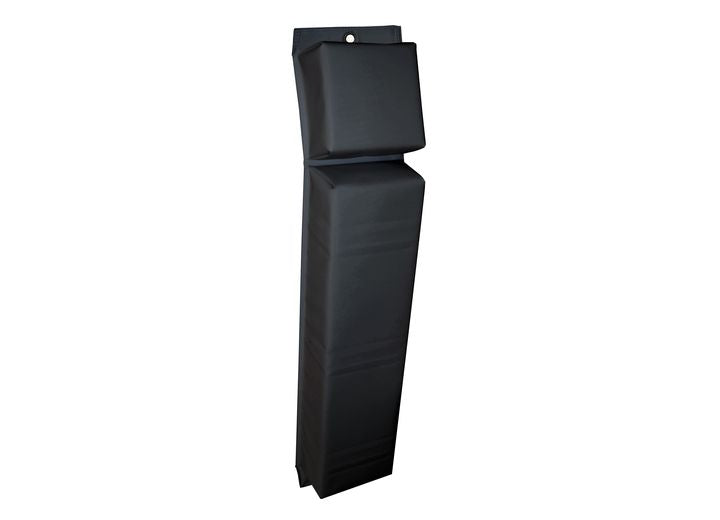Taylor Made Hull-Saver Vinyl-Covered Contour Boat Fender, Black, 30" L x 6" W x 4" D • 329
