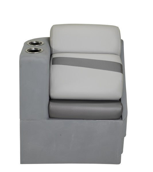 Taylor Made 17" Left Arm Pontoon Chaise - Charcoal • 803550