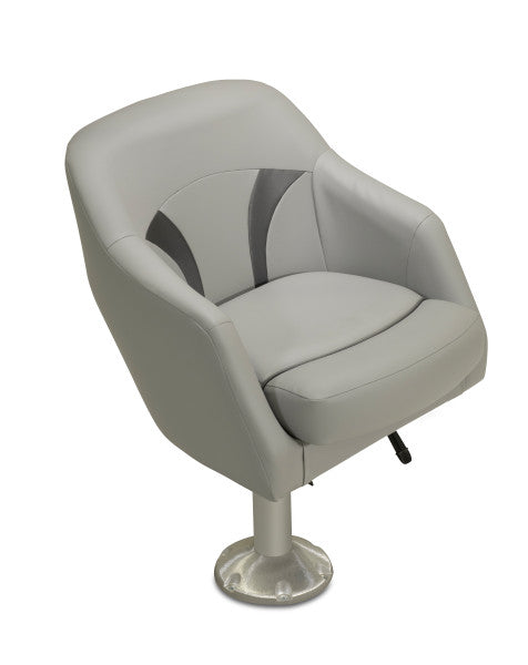 Taylor Made Contoured Pontoon Bucket Seat - Charcoal • 803546