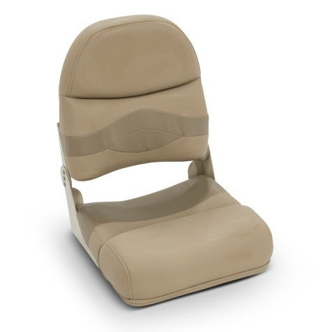 Taylor Made Fold Down Pontoon Fishing Seat - Beige • 650176