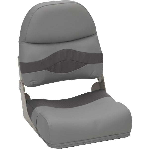 Taylor Made Fold Down Pontoon Fishing Seat - Charcoal • 803545