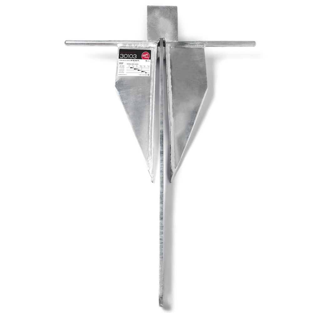 Taylor Made Legacy Series 18 lb Galvanized Steel Fluke Anchor • 30103