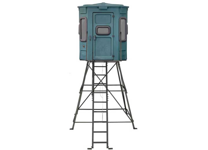 Titan Hunting Blinds Pro Blind Bow & Rifle Combo w/ 8' Tower, Titan Green • TB-R-PRO-G-8