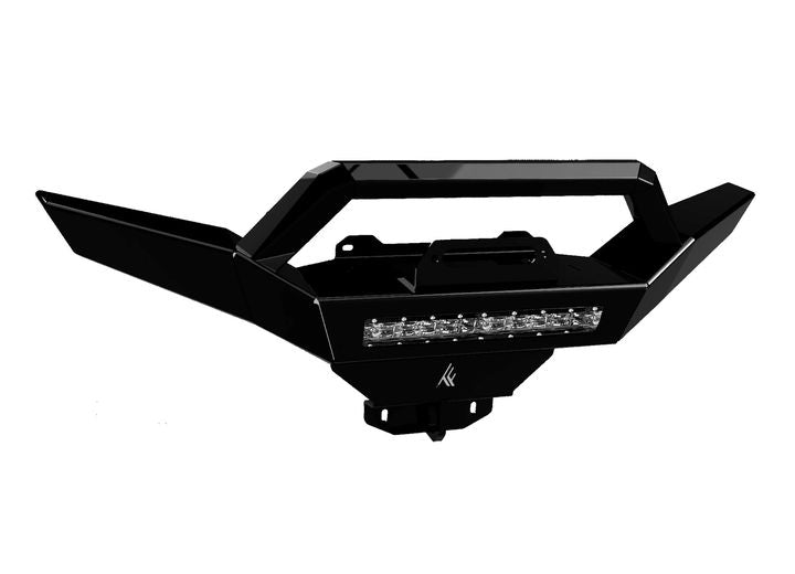 Thumper Fab Defender Front Winch Bumper w/ Lights - Black, 2016-2024 Can-Am Defender/Max • TF040501-BK-L