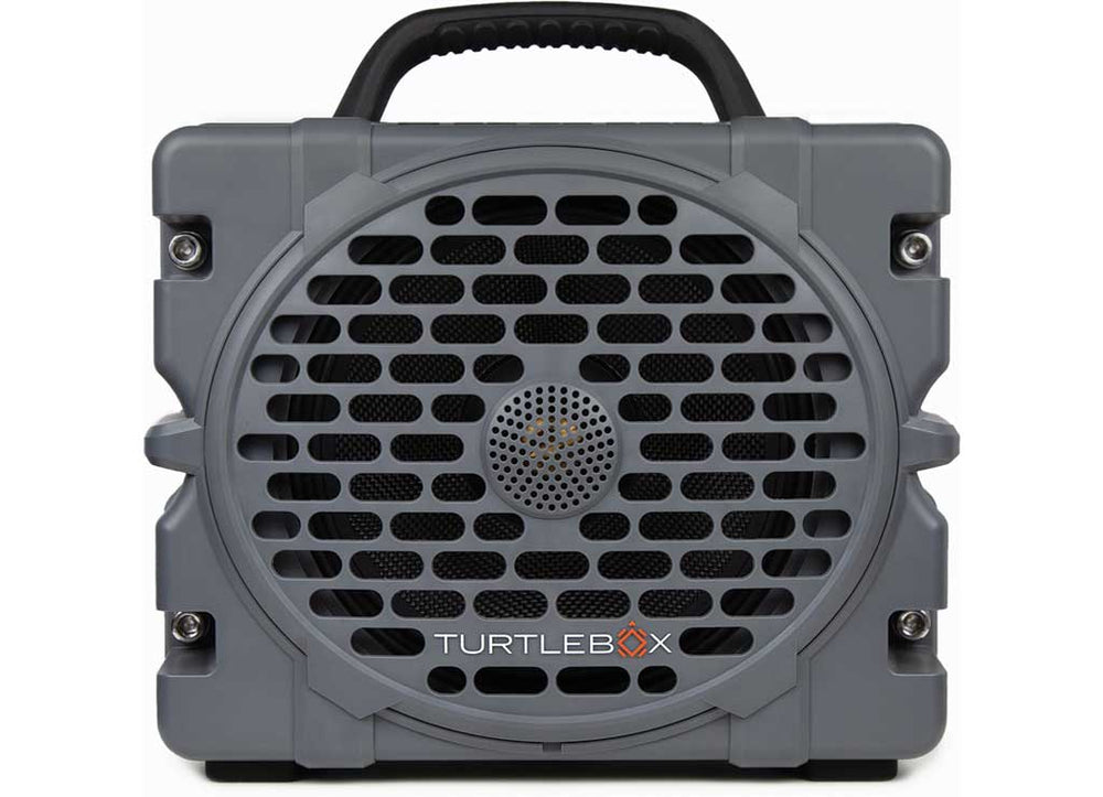 Turtlebox Grande Portable Speaker; Largest, Waterproof And Floats; Gray • TB-GRAN-G1-GRAY-1
