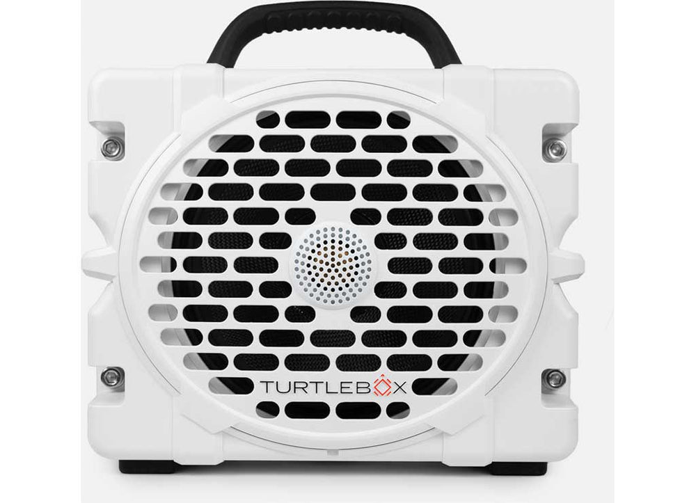 Turtlebox Grande Portable Speaker; Largest, Waterproof And Floats; White • TB-GRAN-G1-WHT-1
