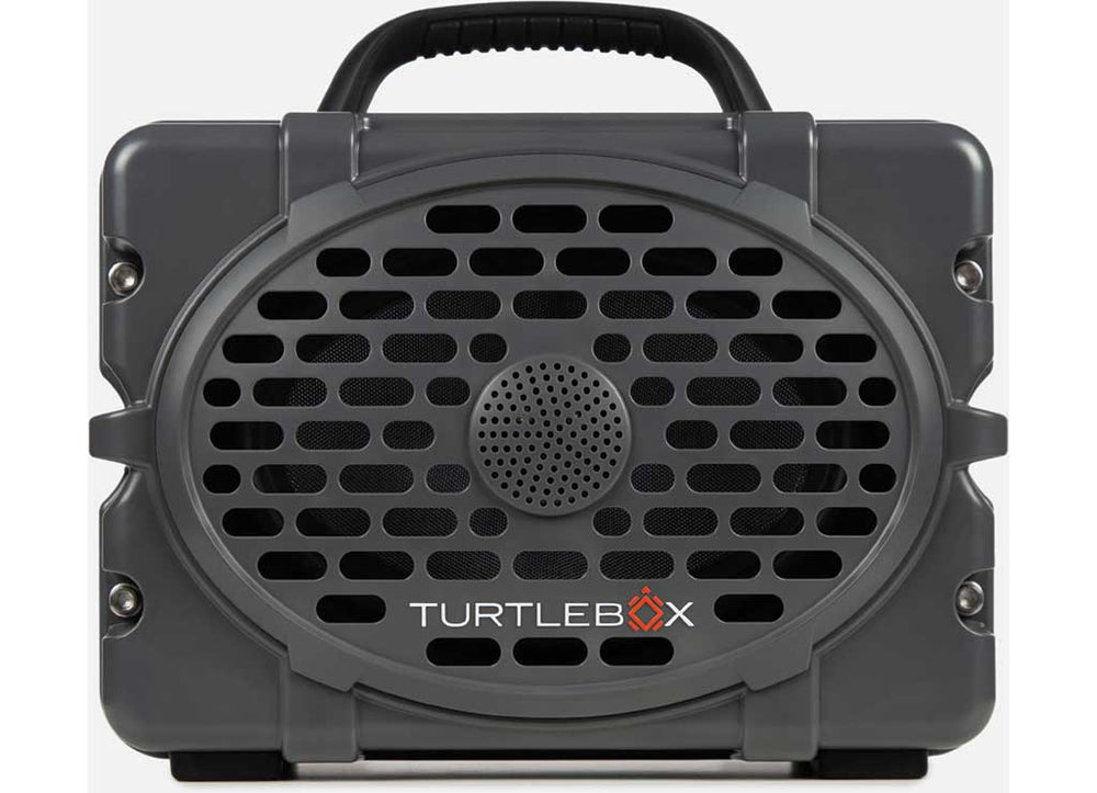 Turtlebox The Original Turtlebox Portable Speaker; Waterproof And Floats; Gray • TB-ORIG-G3-GRAY-BLK-BLK-2