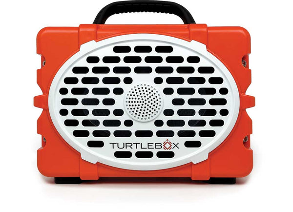 Turtlebox The Original Turtlebox Portable Speaker; Waterproof And Floats; Orange • TB-ORIG-G3-ORG-BLK-BLK-2 New