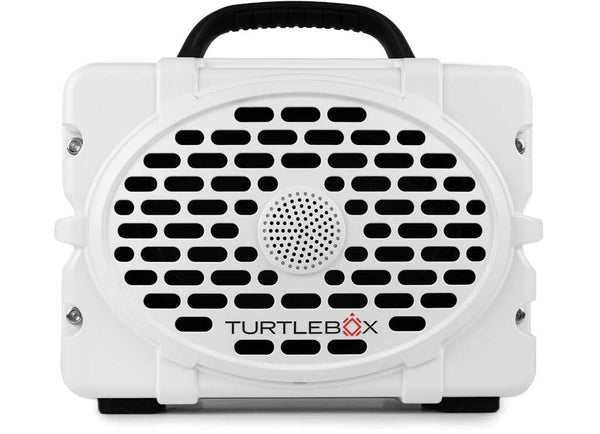 Turtlebox The Original Turtlebox Portable Speaker; Waterproof And Floats; White • TB-ORIG-G3-WHT-BLK-BLK-2