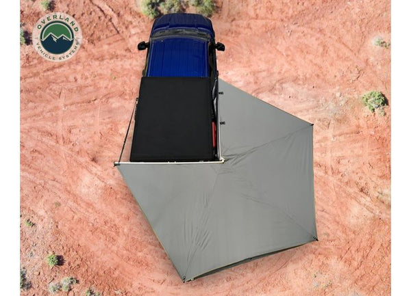 Overland Vehicle Systems Nomadic 270 LT Awning - Passenger Side - Dark Gray Cover With Black Cover Universal • 19569907