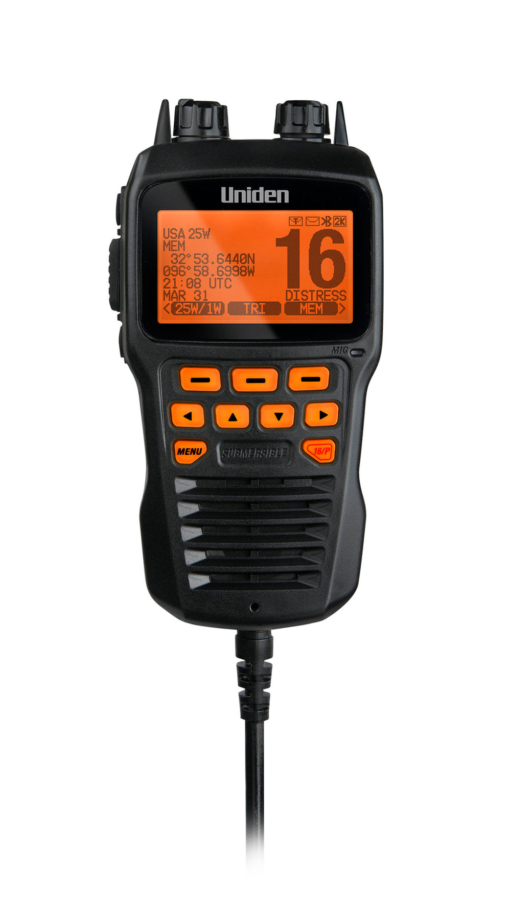 Uniden Remote Microphone for UM725, Black • UMRMIC BK