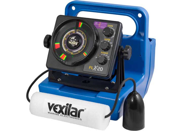 Vexilar Genz Pack FLX20 w/12 Degree Ice Ducer • GPX2012