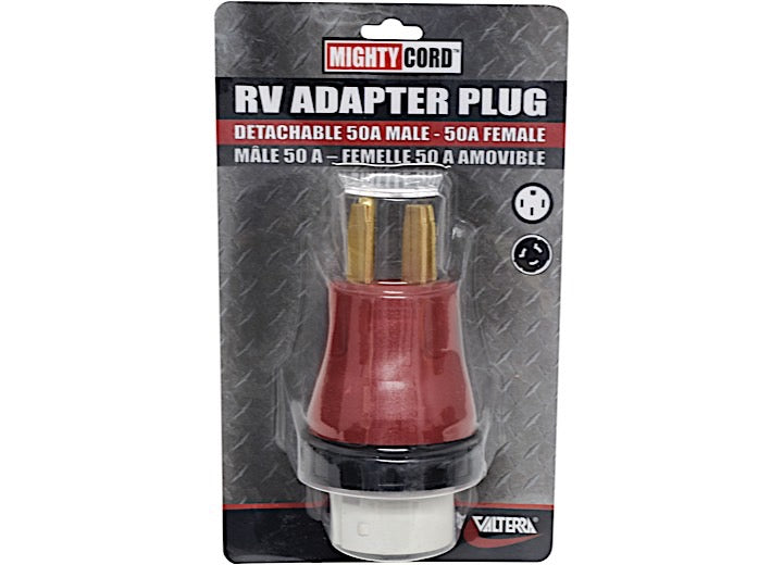Valterra Mighty Cord 50A-50A Detachable Adapter Plug • A10-5050DAVP