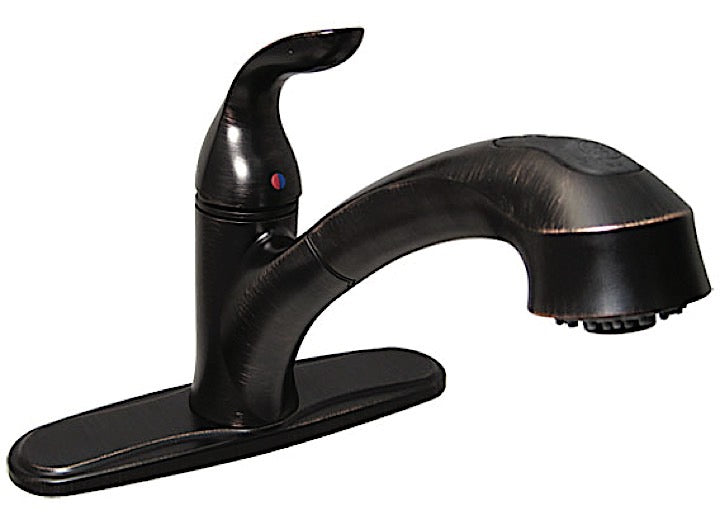 Valterra Pull Out Hybrid RV Kitchen Faucet, Rubbed Bronze • PF231541
