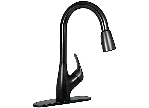 Valterra Rubbed Bronze RV Kitchen Faucet with Lever Handle • PF231561