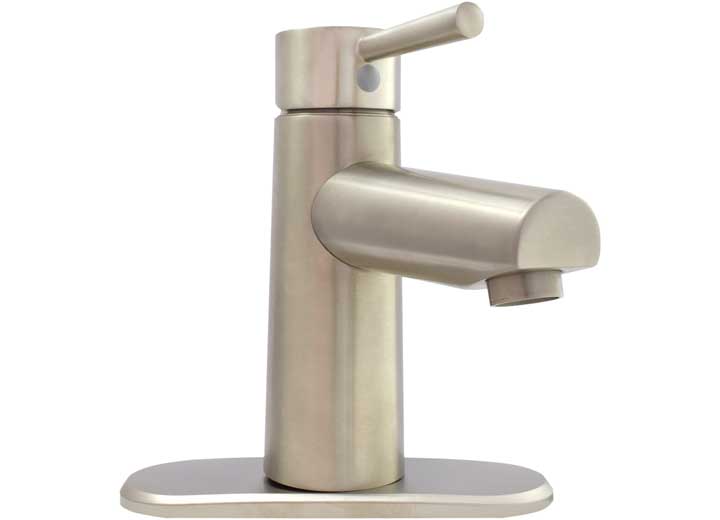 Valterra Premium RV Single Handle Vessel Lavatory Faucet, Brushed Nickel • PF232403