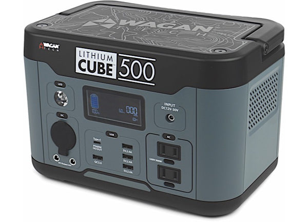 Wagan Lithium Cube 500 Pure Sine Wave Inverter — 600 Surge Watts, 500 Rated Watts • 8834
