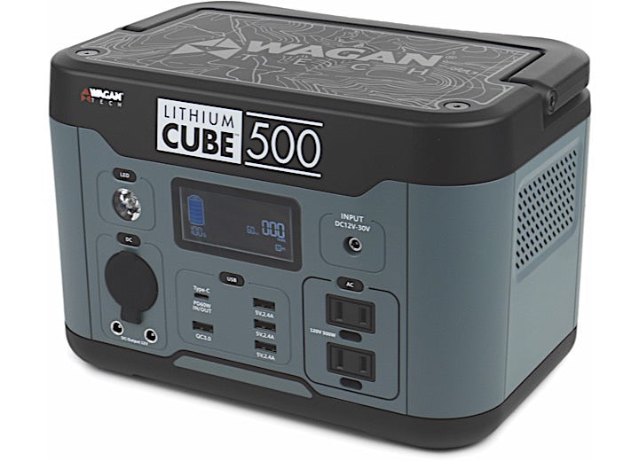 Wagan Lithium Cube 500 Pure Sine Wave Inverter — 600 Surge Watts, 500 Rated Watts • 8834
