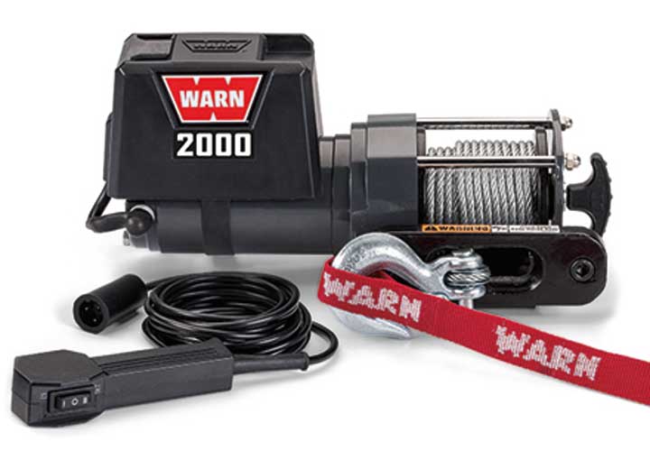 Warn 2000 DC Powered Utility 2000lb Winch • 92000