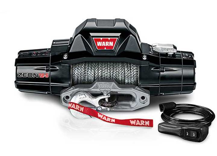 Warn ZEON 12-S Recovery 12000lb Winch with Spydura Synthetic Rope • 95950
