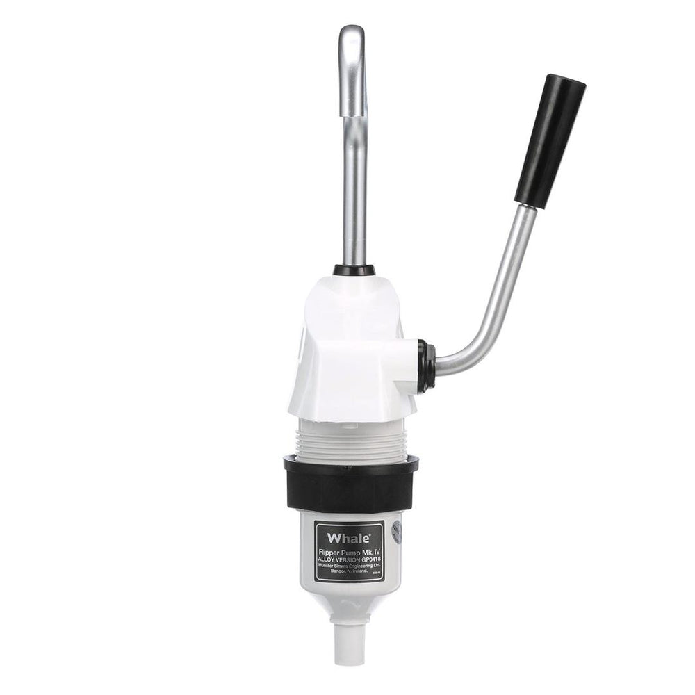 Whale Flipper Pump Mk 4 Hand-Operated Galley Water Pump, 1/2-Inch Flexible Hose Connection, 1.85 GPM • GP0418