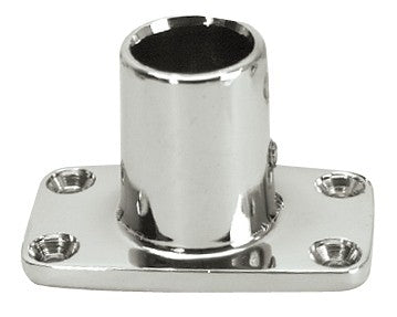Whitecap 90° Stainless Steel Rectangular Rail Base Fitting for 1" O.D. Tube • 6141C