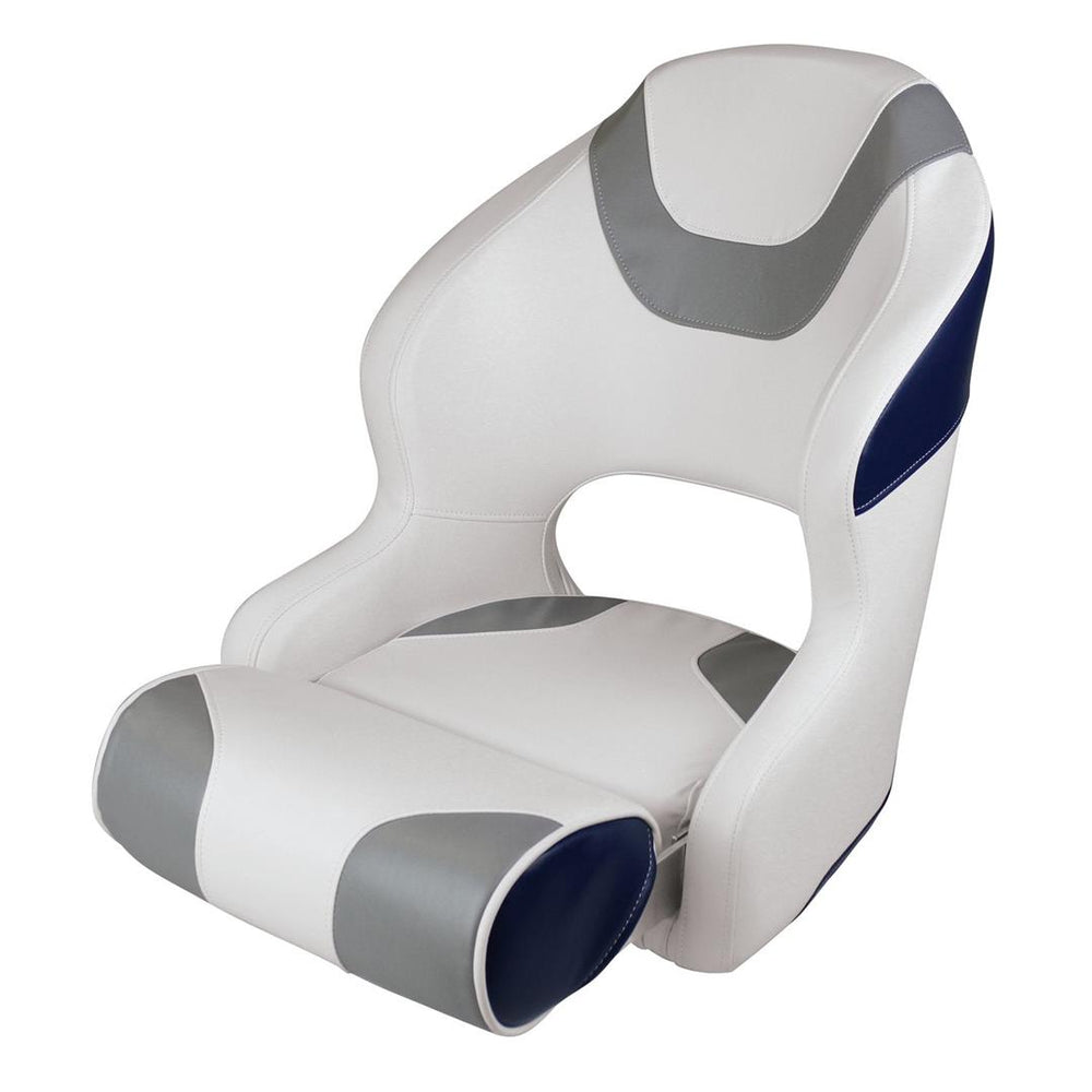 Wise Baja Series Bucket Seat w/ Flip Up Bolster, Brite White • Grey • Midnight • 3315-1773