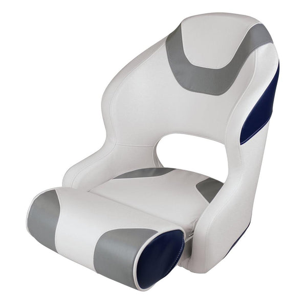 Wise Baja Series Bucket Seat w/ Flip Up Bolster, Brite White • Grey • Midnight • 3315-1773
