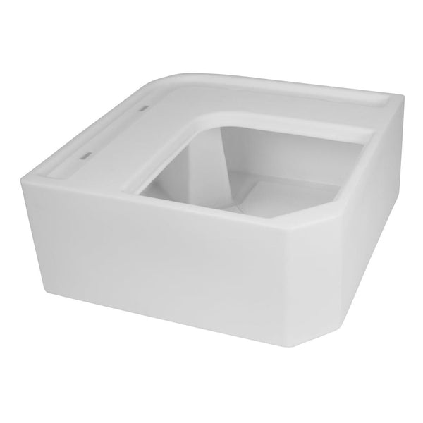 Wise Deluxe Series Pontoon Radius Corner Section - Base Only - White • 8WD133-1B-204