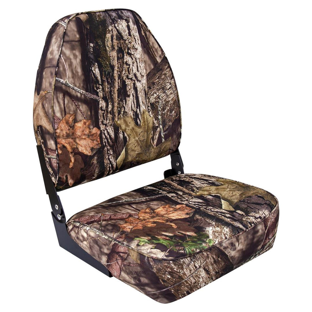 Wise High Back Camo Boat Seat, Realtree Max 5 • 8WD617PLS-733
