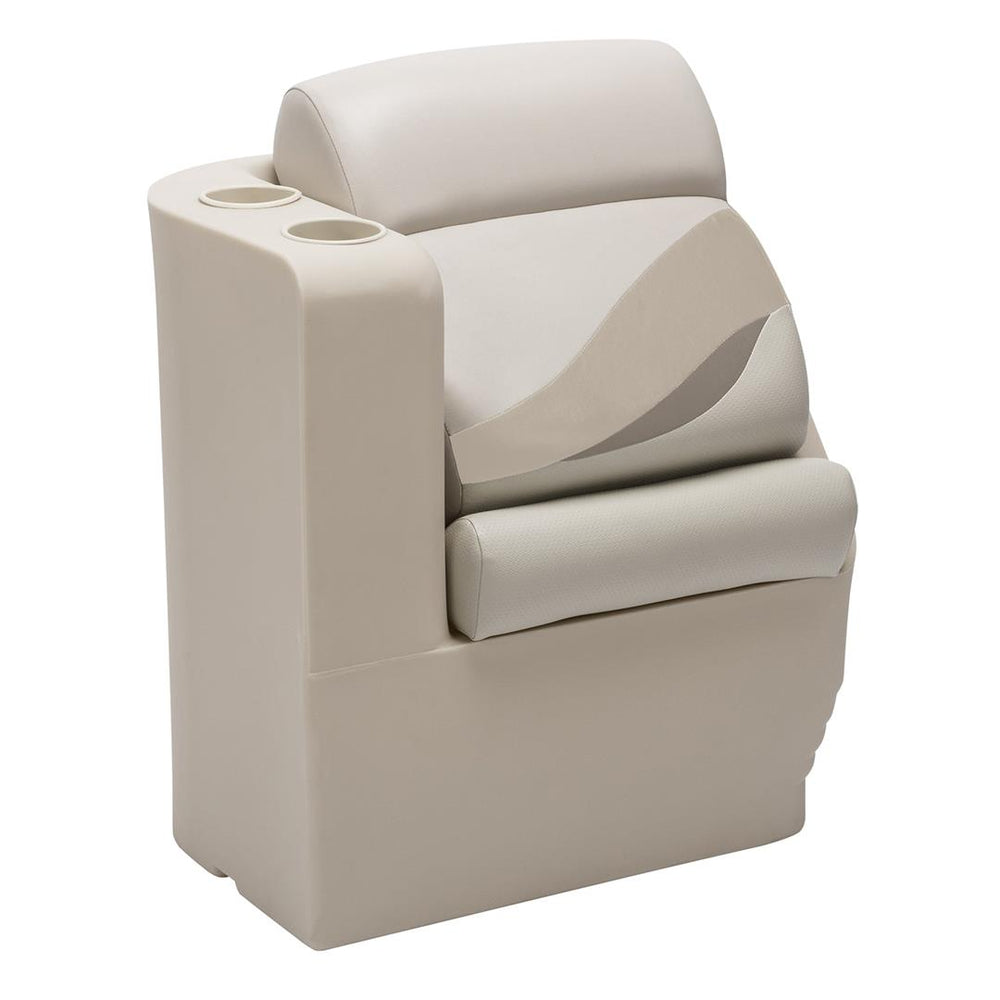 Wise Premier Pontoon Lean Back Recliner -Left, Stone/Mocha Java/Khaki • BM13006L-1066